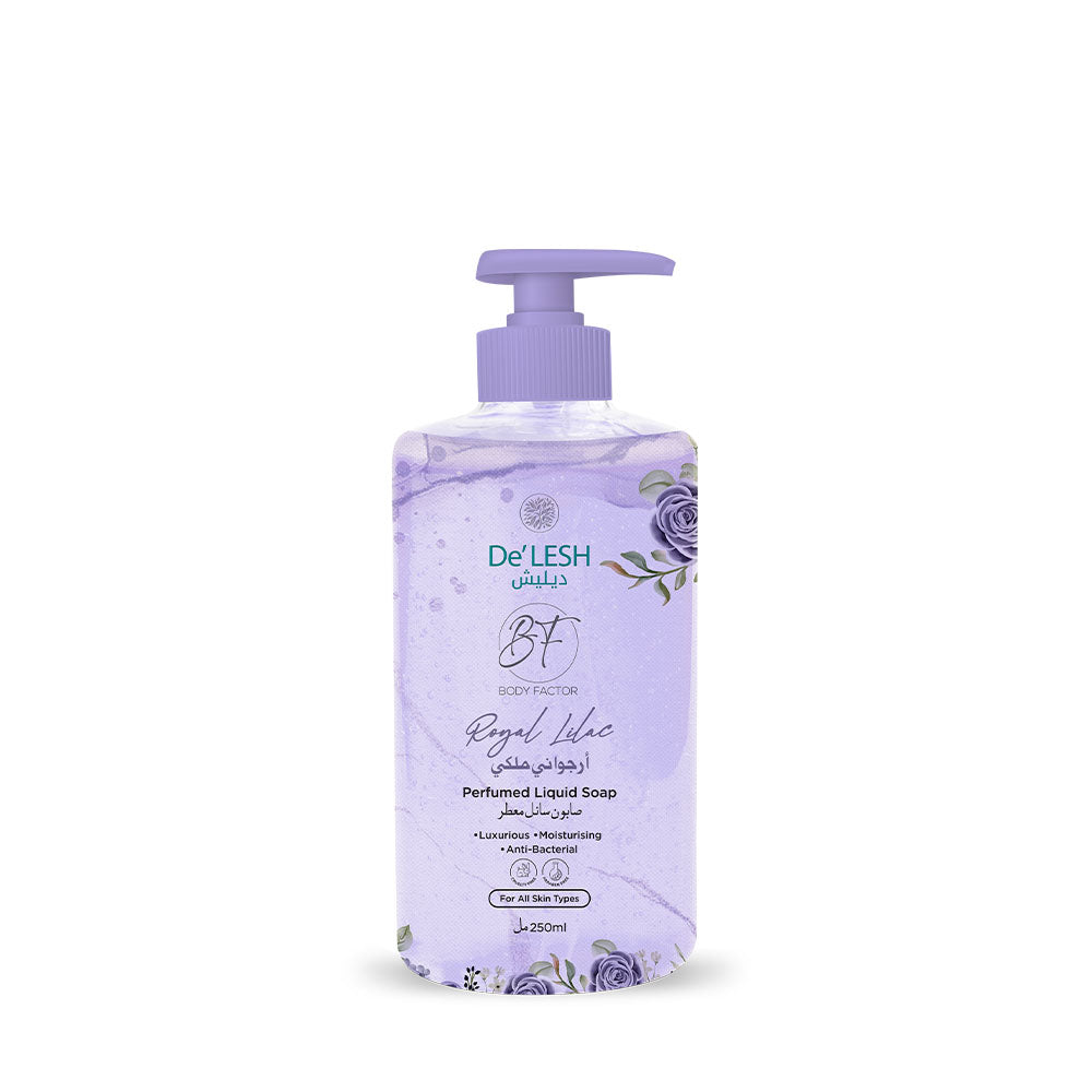 De'Lesh Body Factor Perfumed Liquid Soap (Royal Lilac)
