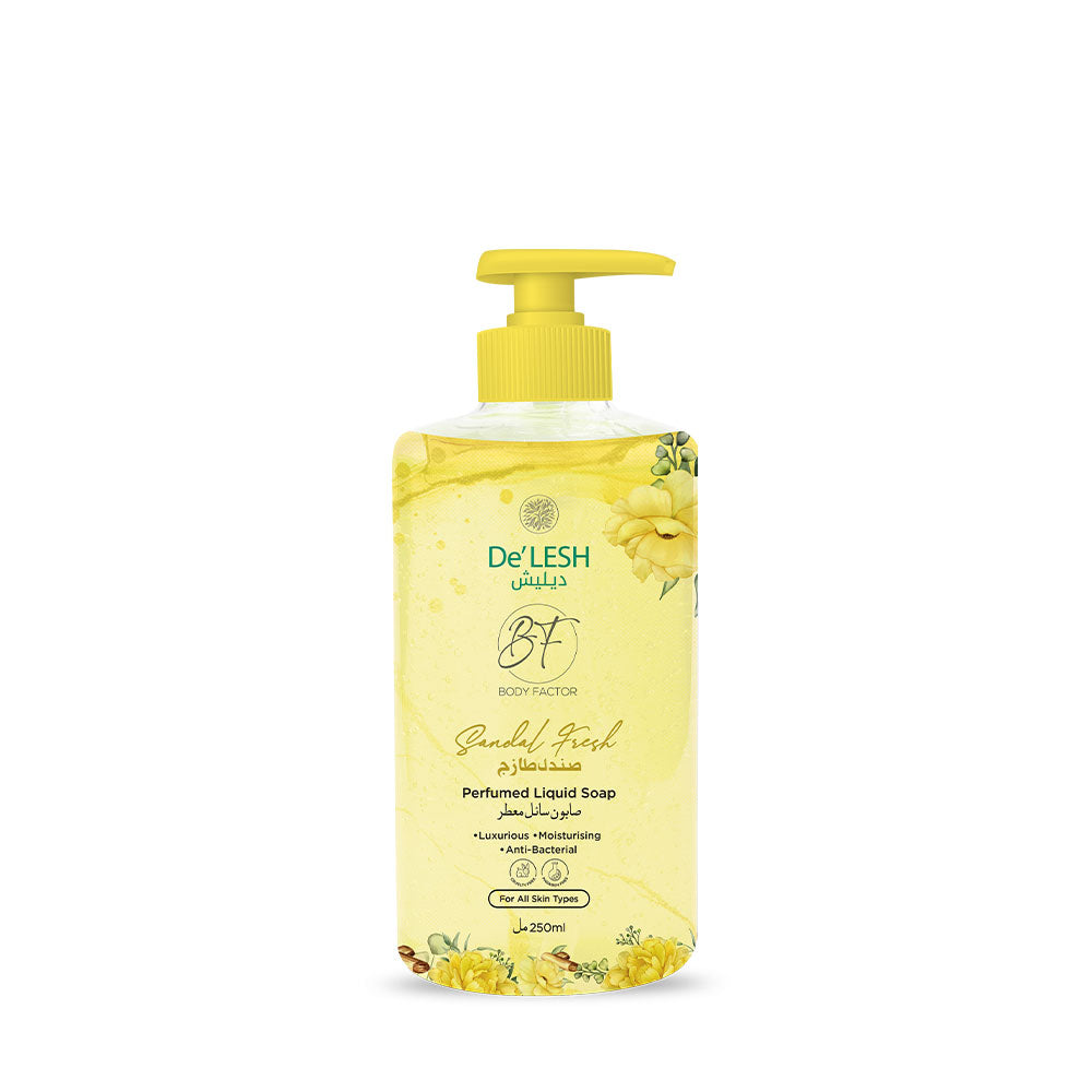 De'Lesh Body Factor Perfumed Liquid Soap (Sandal Fresh)
