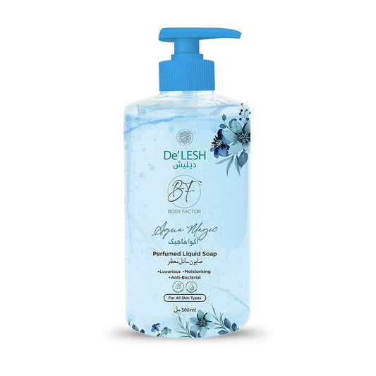 De'Lesh Body Factor Perfumed Liquid Soap (Aqua Magic)