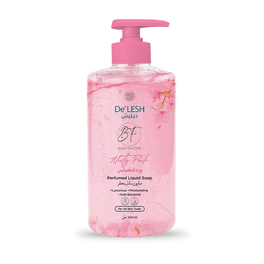 De'Lesh Body Factor Perfumed Liquid Soap (Misty Pink)