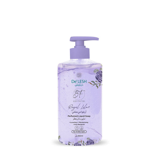 De'Lesh Body Factor Perfumed Liquid Soap (Royal Lilac)