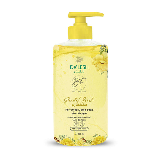 De'Lesh Body Factor Perfumed Liquid Soap (Sandal Fresh)